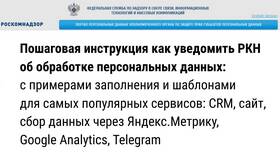 Какие уведомления нужно подавать в Роскомнадзор в Созвездие Красоты
