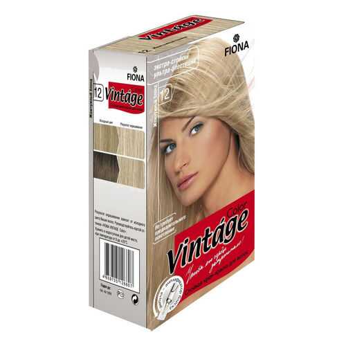Крем краска FIONA Vintage Color тон 12 жемчужный блонд в Созвездие Красоты