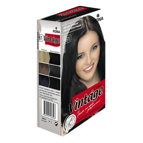 Крем краска FIONA Vintage Color тон 61 элегантный каштан в Созвездие Красоты